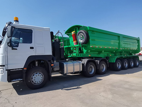 10 Units Rear Tipping Semi-Trailers Ordered By Tanzanian Customers