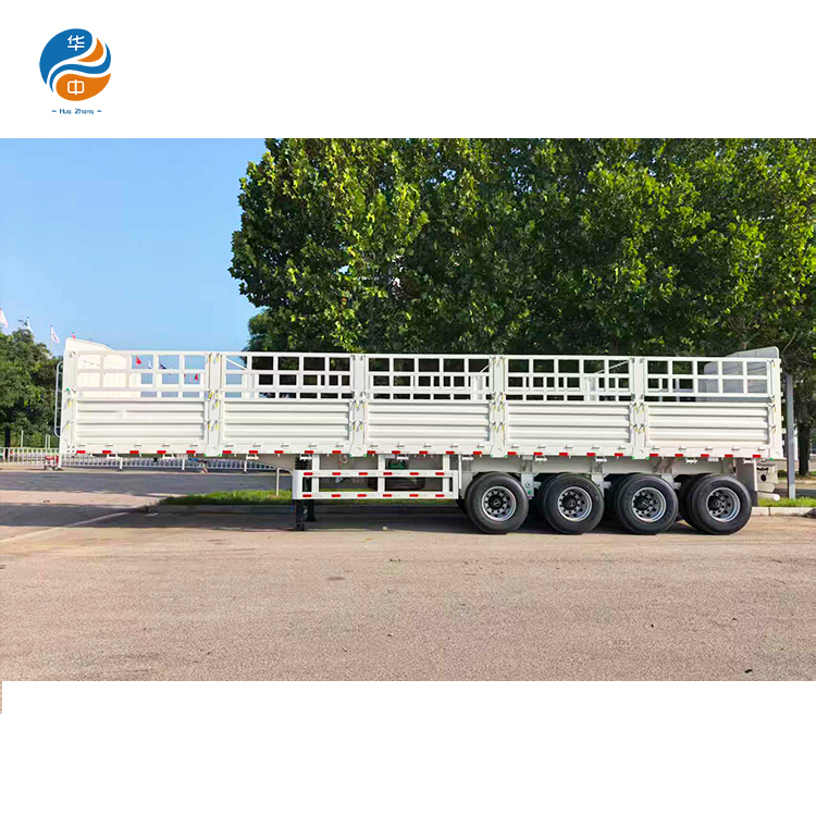 4 axle 80T side wall truck trailer