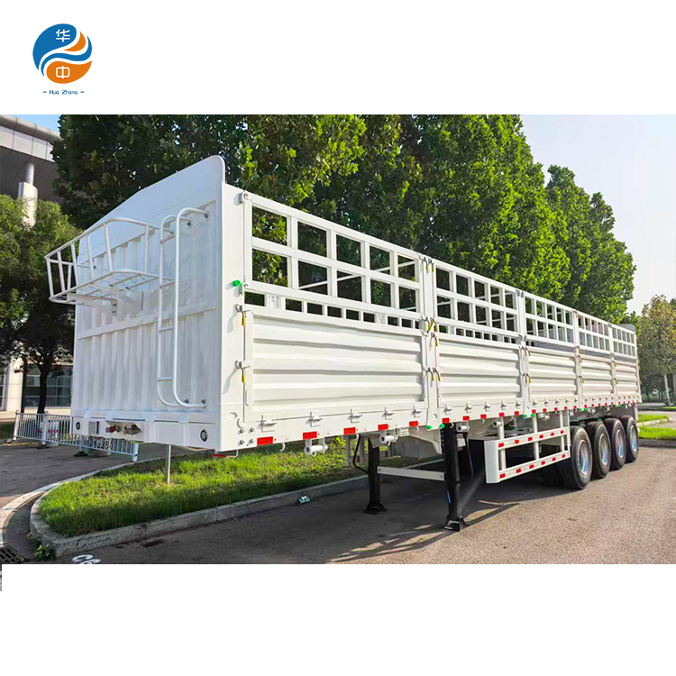 4 axle 80T side wall truck trailer