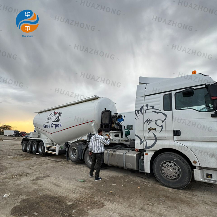 HUAZHONG bulk cement transport semi-trailers have received positive feedback from customers.