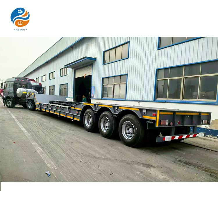 Huazhong Trailer Factory develops and produces folding gooseneck trailers