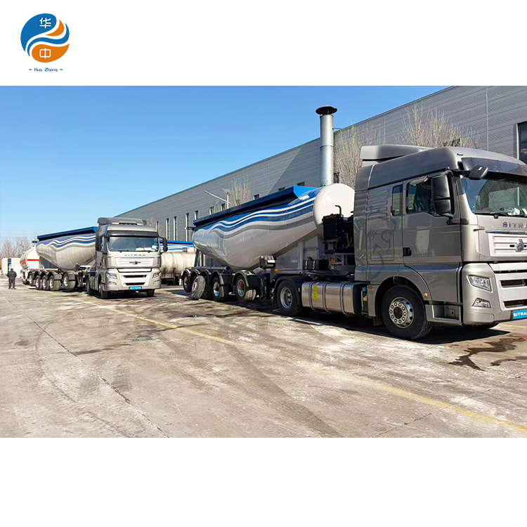Delivery of Bulk cement tanker trailer and SITRAK Truck to Kazakhstan Client