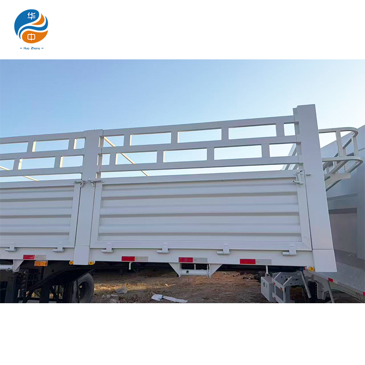 3 axle fence cargo truck trailer