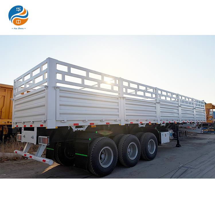 3 axle fence cargo truck trailer