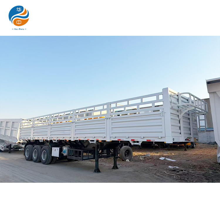3 axle fence cargo truck trailer