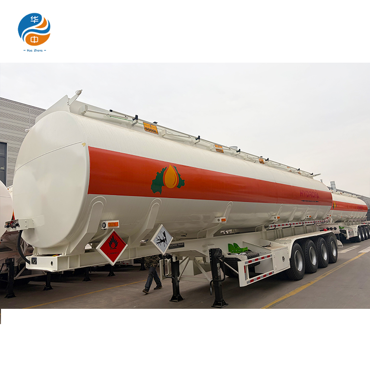 HUAZHONG 45000L fuel tanker trailer best-seller in Burkina Faso