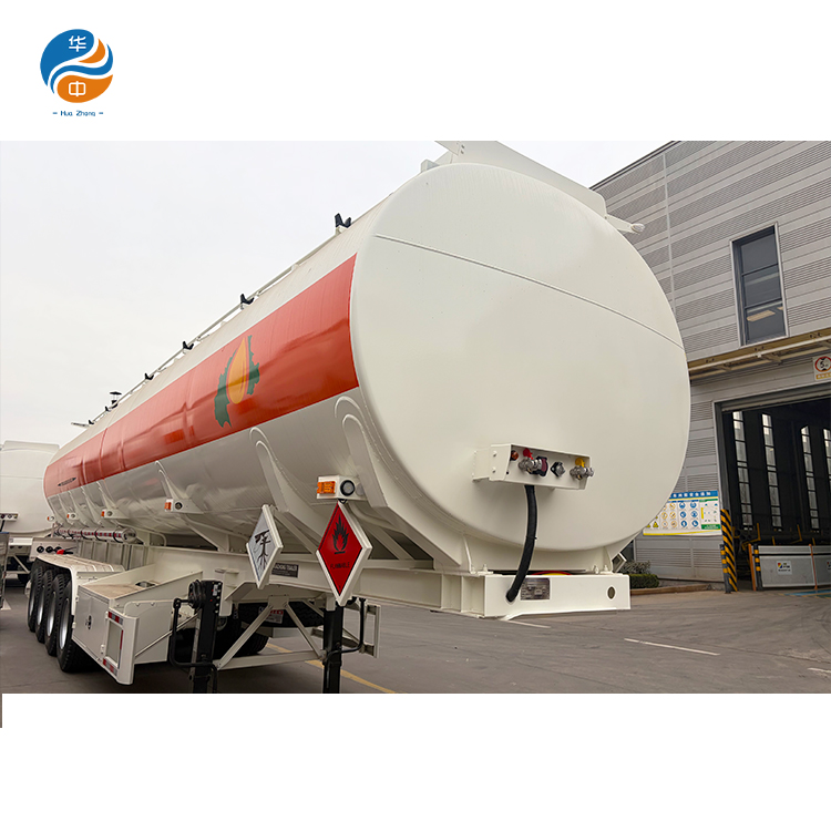 مقطورة صهاريج الوقود HUAZHONG 45000L الأكثر مبيعا في بوركينا فاسو