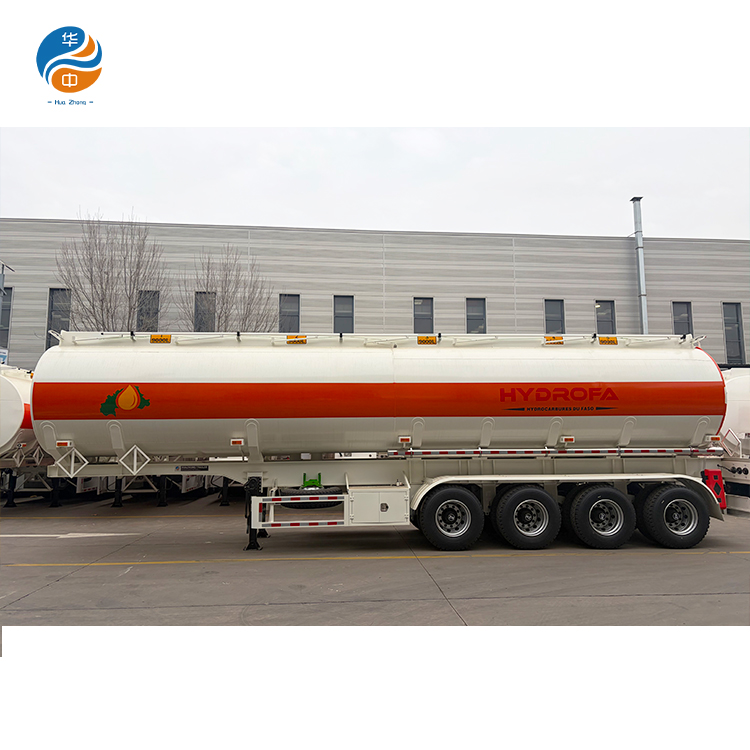 مقطورة صهاريج الوقود HUAZHONG 45000L الأكثر مبيعا في بوركينا فاسو