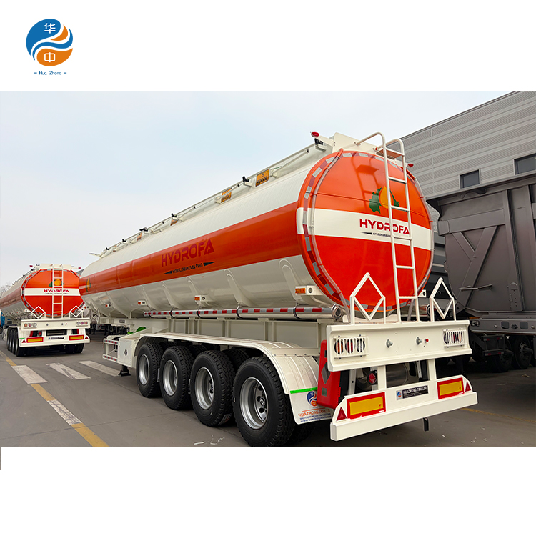 مقطورة صهاريج الوقود HUAZHONG 45000L الأكثر مبيعا في بوركينا فاسو