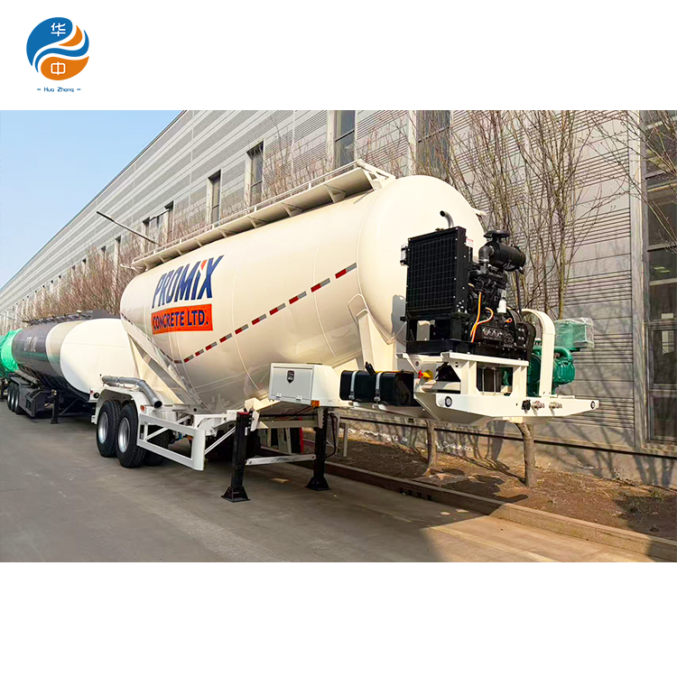 HUAZHONG 35cbm 38cbm bulk cement tanker trailer