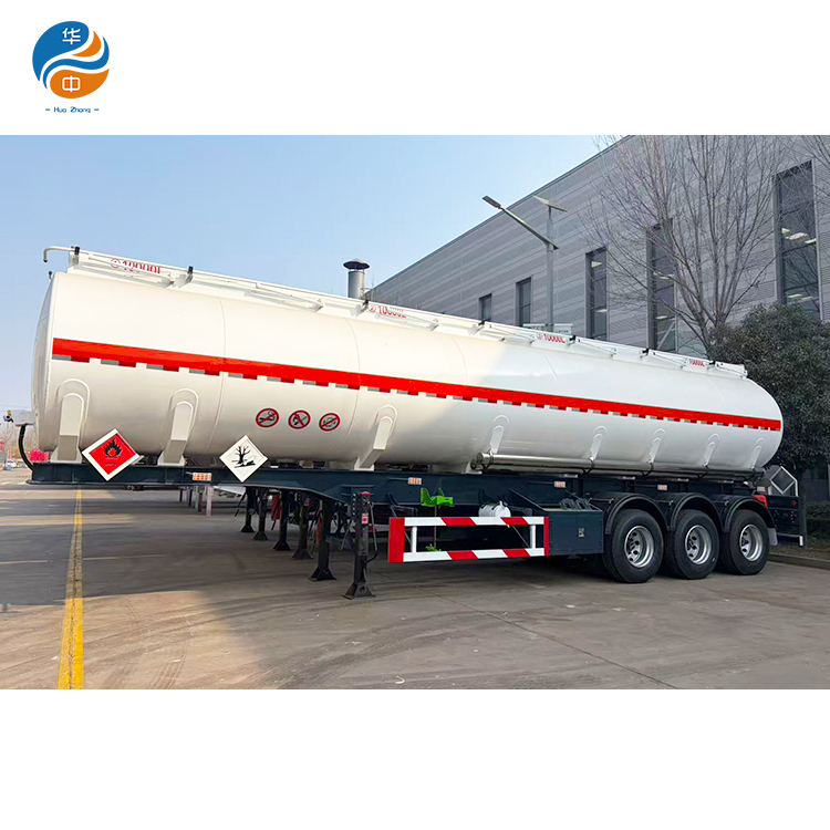 HUAZHONG SINOTRUK split type 3 axle 45000L fuel tanker tailer