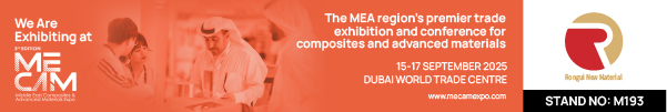 Rongui New Material will be present at 2025 Middle East Composites & Advanced Materials Exhibition, We sincerely invite both new and old friends to visit and negotiate