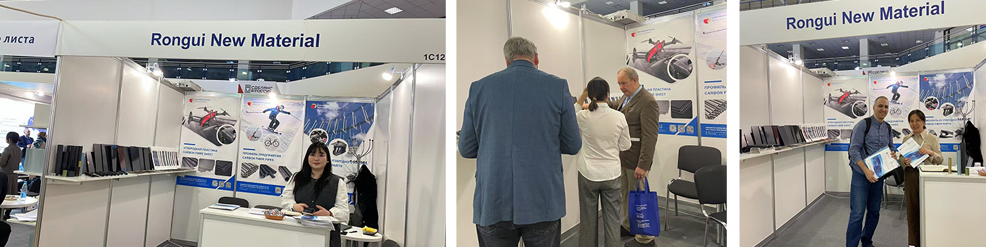 Rongui New Material made a brilliant appearance at 2025 Composite-Expo in Moscow and reaped rich cooperation intentions