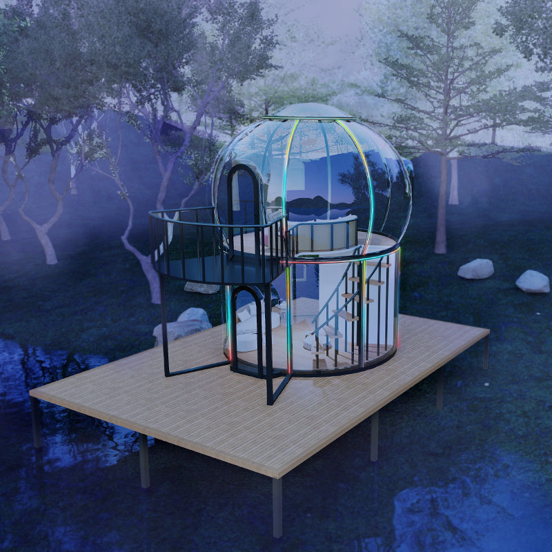 New LOFT Transparent Glamping Dome by Beicheng Xinggong