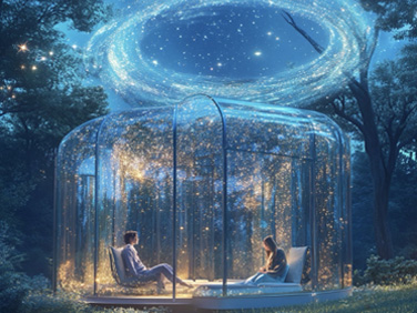 A Stargazer’s Paradise: Sleep Under the Stars in a Glamping Dome