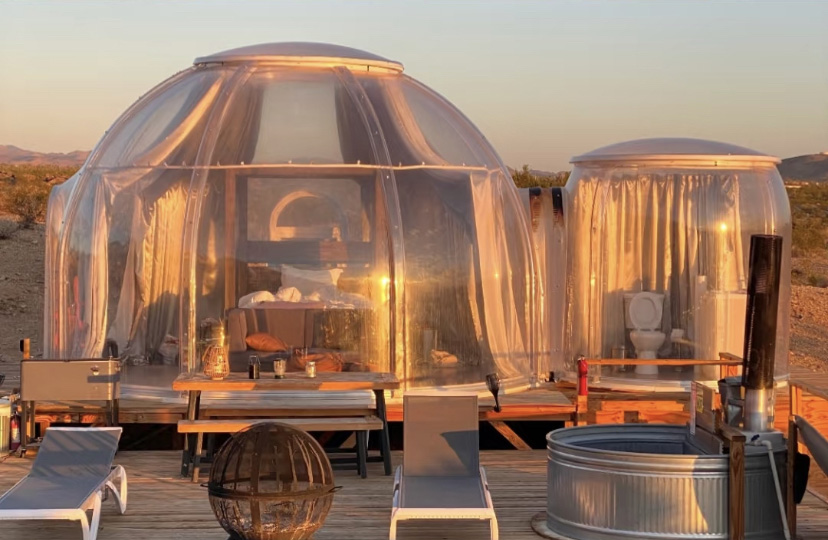 A Stargazer’s Paradise: Sleep Under the Stars in a Glamping Dome