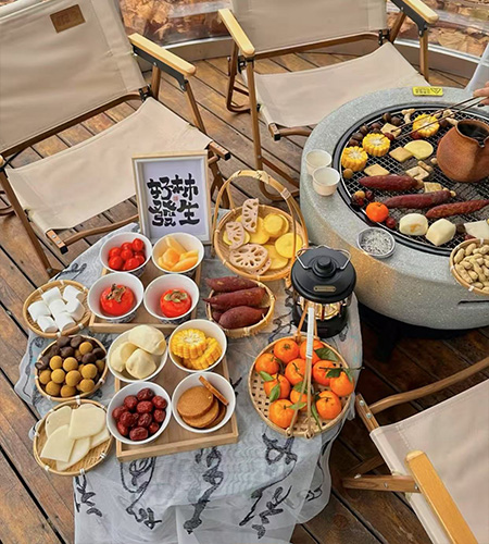 Savor Unforgettable Dining in Your Glamping Dome