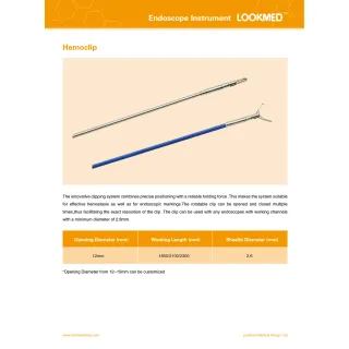 Single-use biopsy forceps - EndoJaw
There is a comprehensive line-up of single-use biopsy forceps available for a 2.0 mm instrument channel with the choice of four different cup shapes to provide high quality biopsies. EndoJaw biopsy forceps cups' are eng