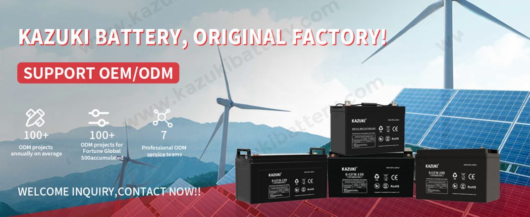 KAZUKI 6-GFM-38 12V 38Ah AGM Solar Gel Battery