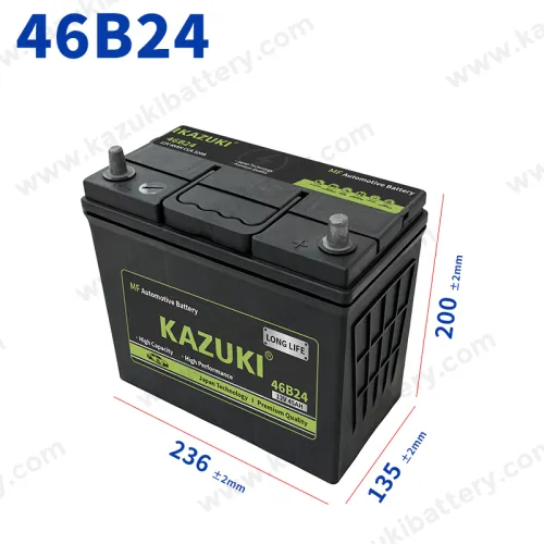 KAZUKI 46B24 12V45Ah Maintenance-free Starting Lead-acid Battery