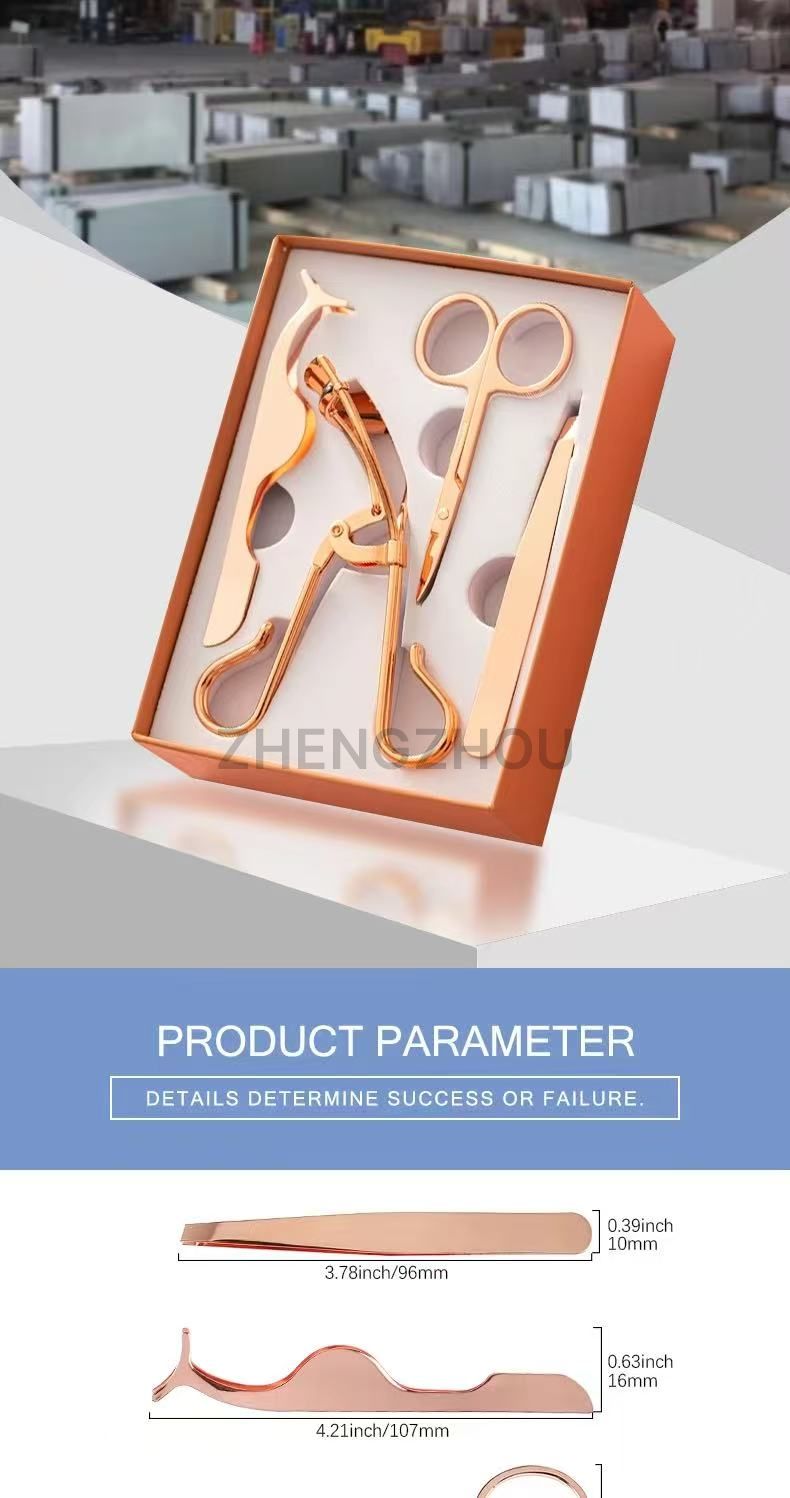 High-quality eyelash curler set of four pieces
