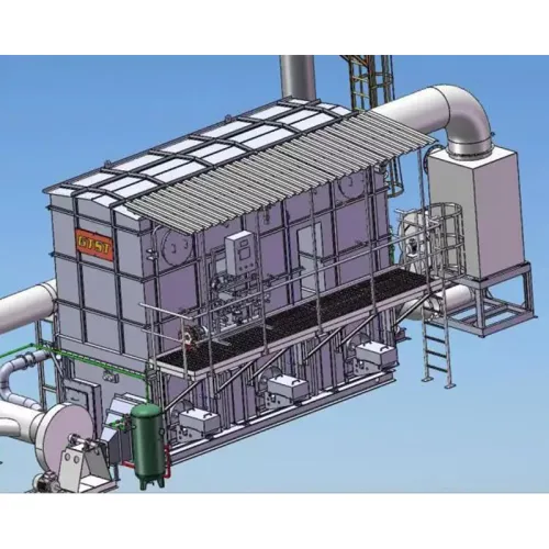 Flat Push Type RTO Damper Valve SAF14 | VOC/VOCs Gas Control Valve