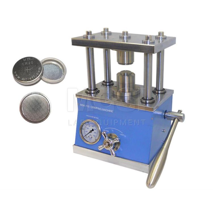 Hydraulic Crimper Coin Cell Crimp Machine MSK-110