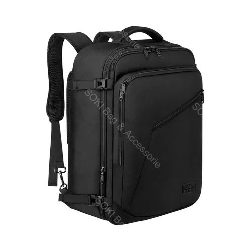 bag backpack laptop factory The Grey Two Pocket Business Side pockets for bottle or umbrella Urban HTE17UF Factory Backpack