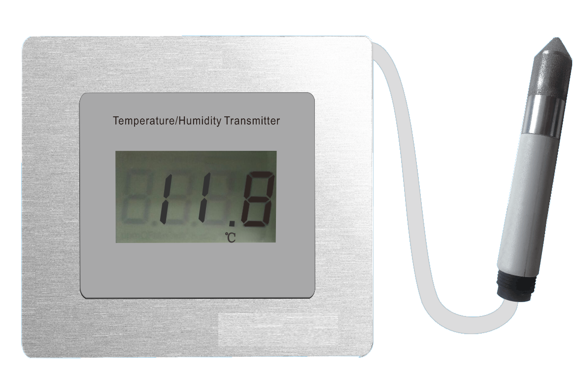 Flush Mount Temperature/Humidity Display Unit/Transmitter