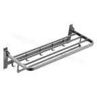 855003 Rak Handuk Lipat Aluminium Padat