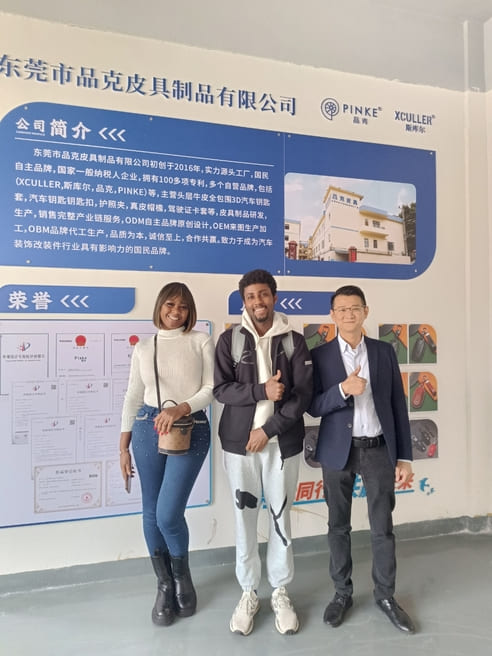 PINKE Leather and Global Partners: A Moment of Collaboration and Trust