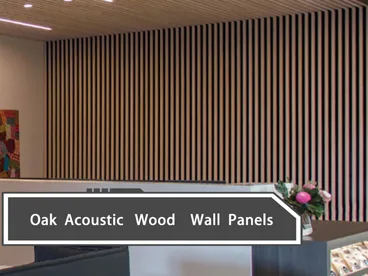 Acoustic Wooden Slats Panel