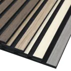 Acoustic Grooved Wood slat wall panel