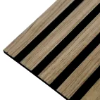 Drážkovaný drevený lamelový stenový panel