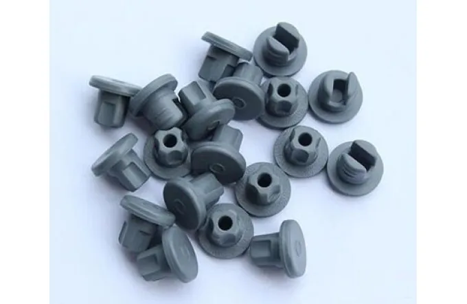 Bromobutyl rubber plugs have good resistance to cold and aging