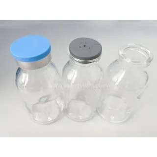 In order to test two different types of rubber (made from bromobutyl or chlorobutyl elastomer), with two different thicknesses (measured at the centre of the stopper), and two different needle bevels, the following commercially available products were pur