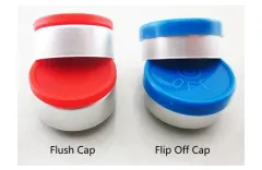 Difference Between Flush Flip Seal Cap And Usual Flip Off Cap