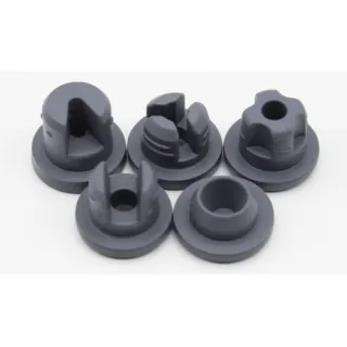 1. High quality pliable elastomer material.

2. Air tight seal

3. The elasticity of the septum ensures that the hole reseals.

4. Sealing test ports on chemical or pharmaceutical processing equipment.Serum Stoppers and Lyophilizing Stoppers are available