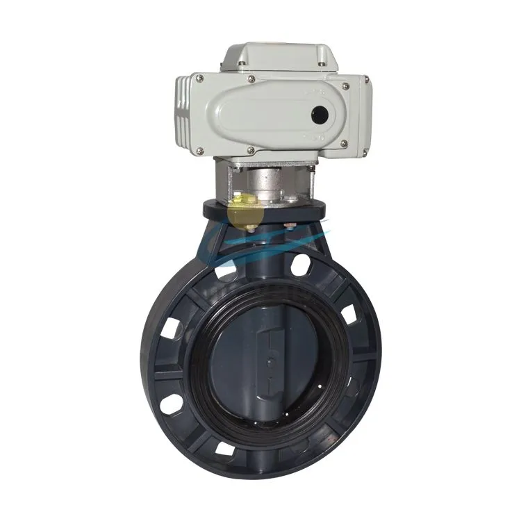 Electric Actuated UPVC Butterfly Valve