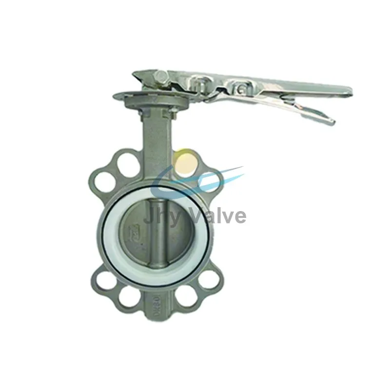 Wafer Butterfly Valve,PTFE Seat,Stainless Steel Body