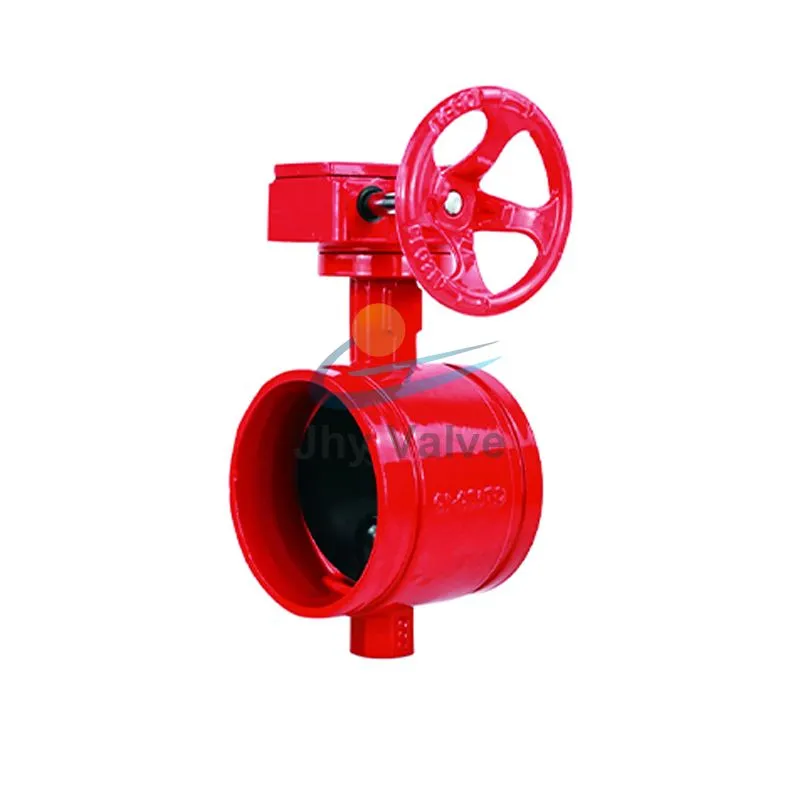 Cast Iron Grooved Type Butterfly Valve