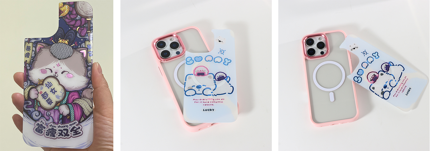 The industry's first mobile phone case with a gilding process has been launched.
