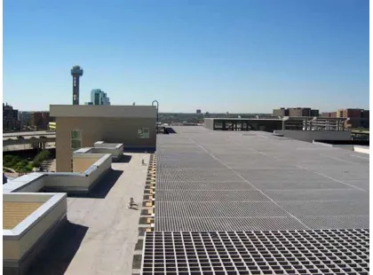 Roof Walkway Grating Application Example