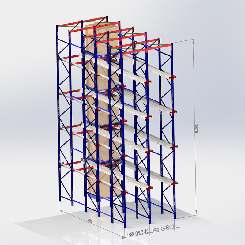 Drive-through shelves,drive through pallet rack
