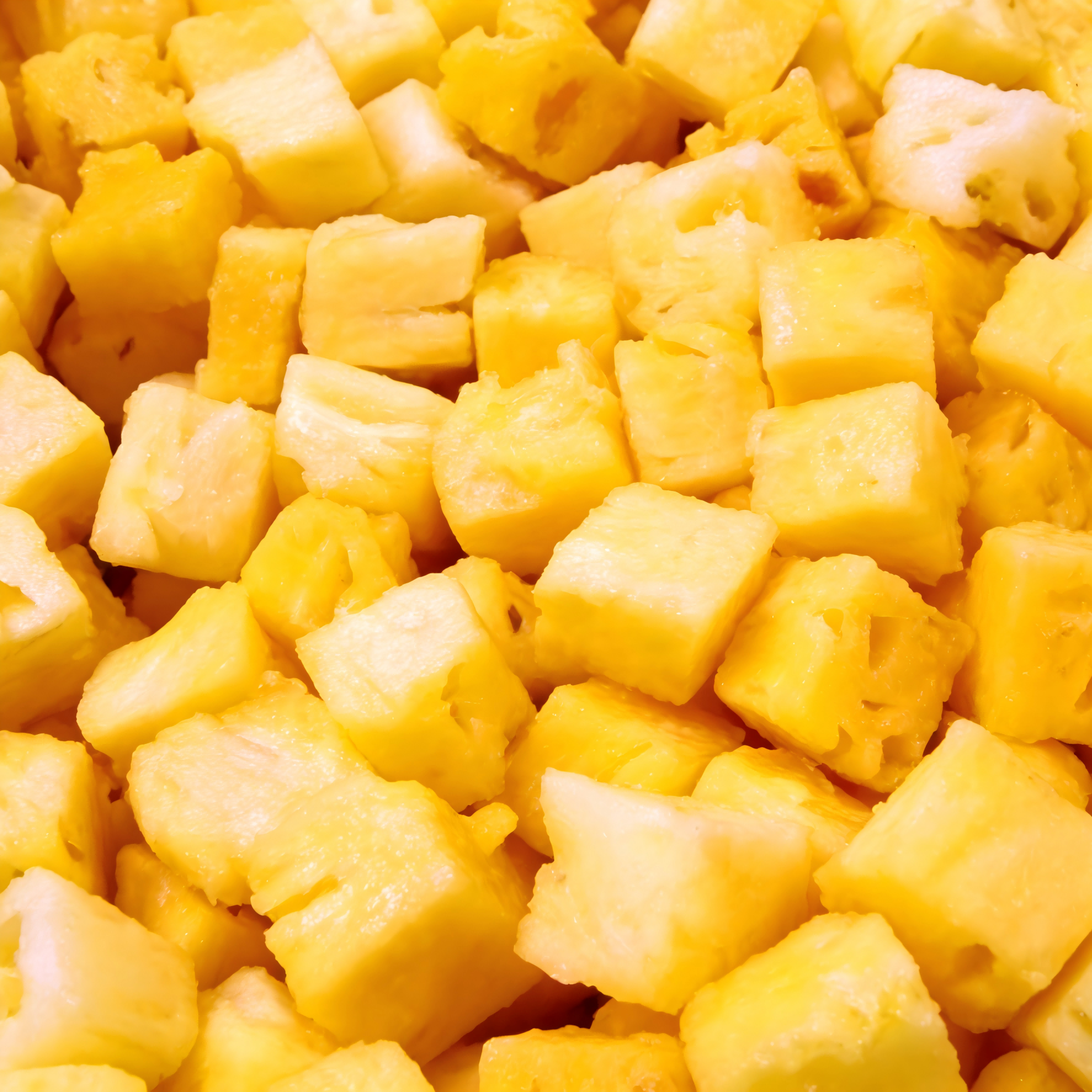 Frozen Pineapple, IQF Pineapple, Bulk Frozen Pineapple