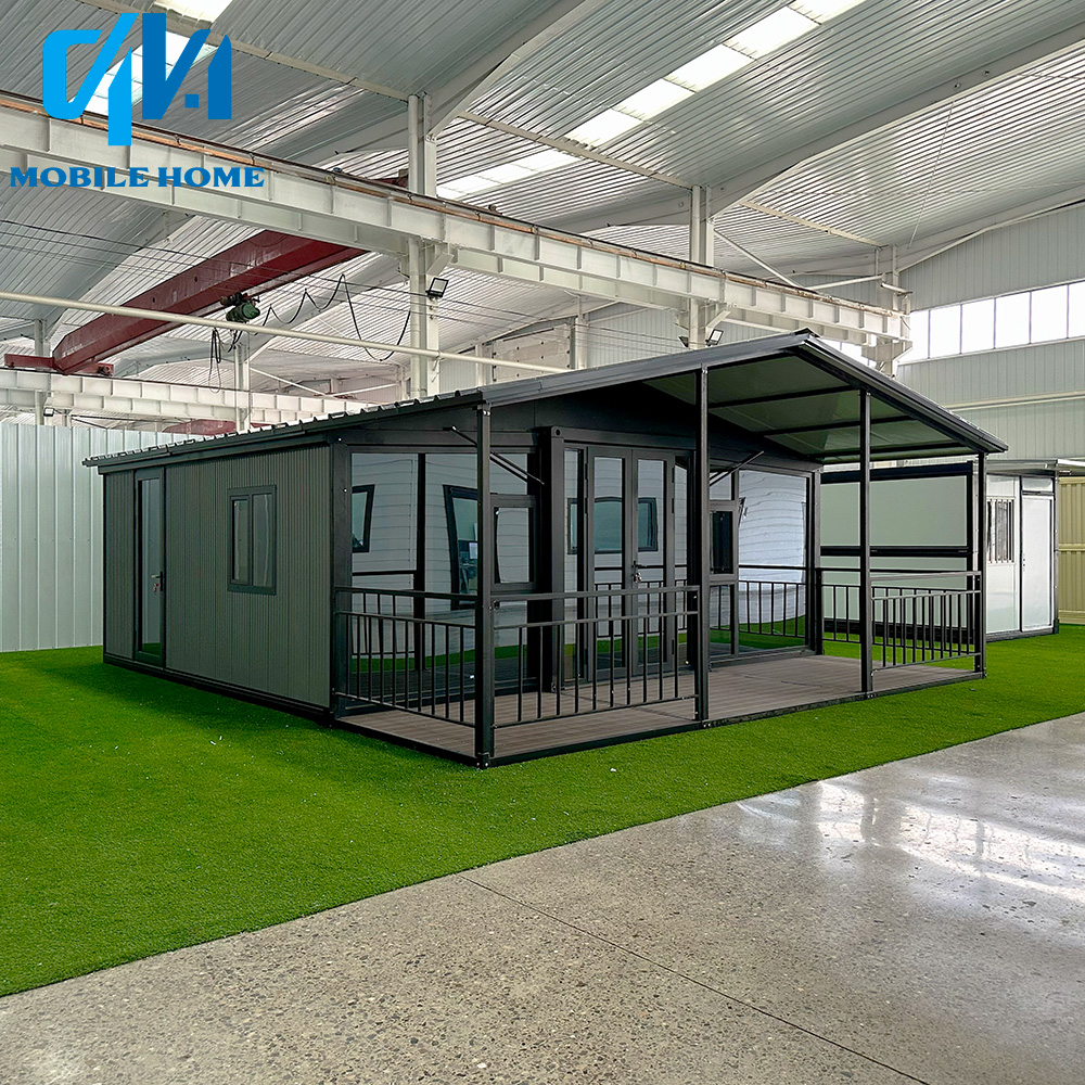 20FT Expandable Container House | Glass Facade & Terrace