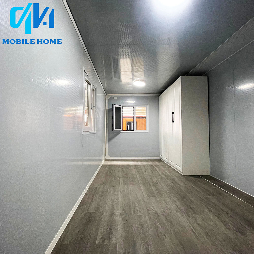 40FT Expandable Container House | Full Glass Wall