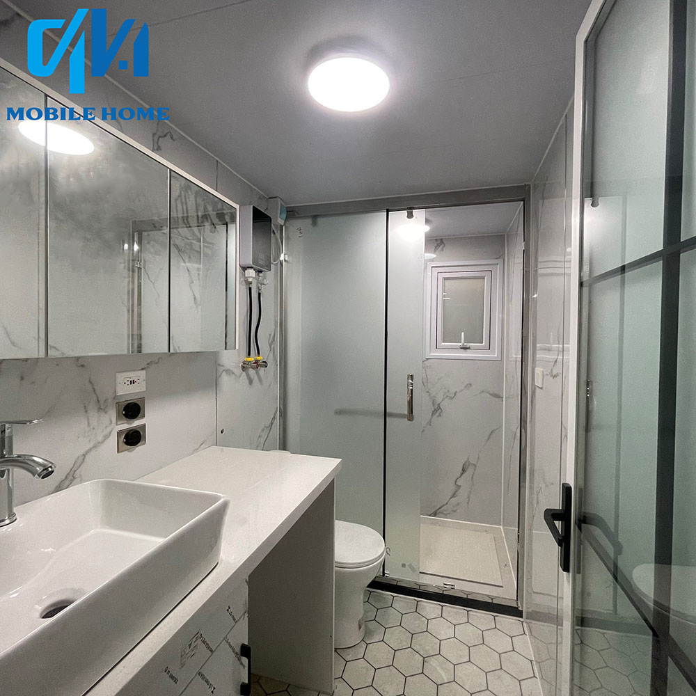 40FT Expandable Container House | Full Glass Wall
