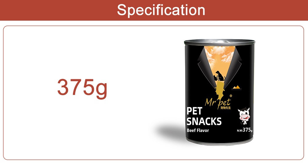 Mr.pet Beef Flavored Pet Canned for Cats and Dogs
