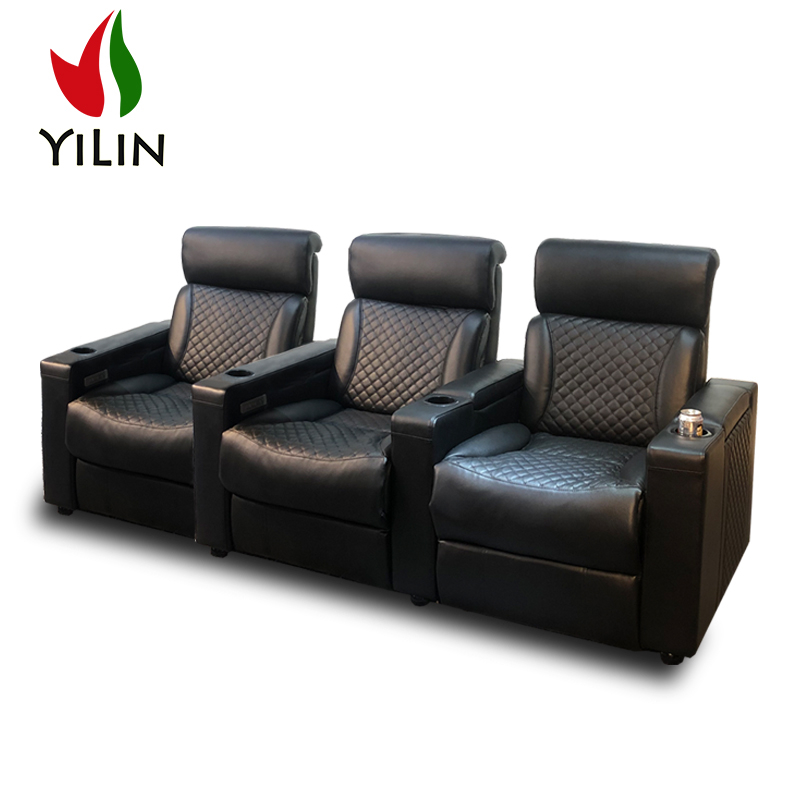 Electric Leather Recliner Sofa Set RH717